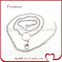 Cheap high quality stainless steel rolo chain for locket